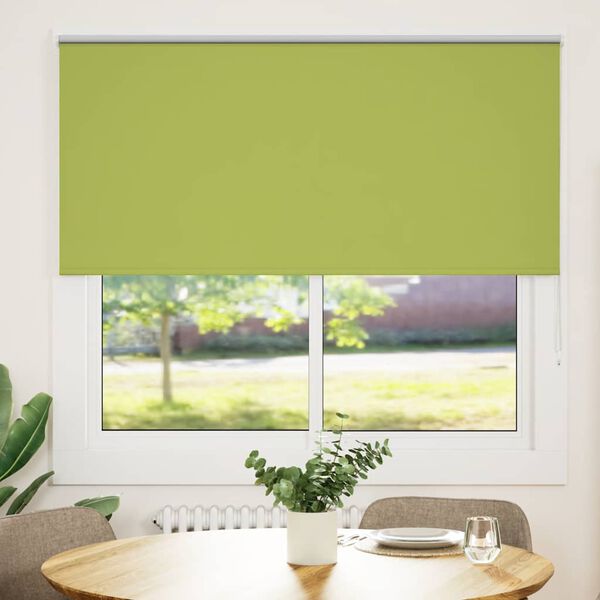 vidaXL pimendav ruloo lehed rohelised 150x150 cm kanga laius 146,6 cm