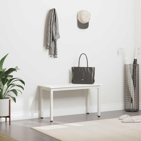 vidaXL pink Valge 80 x 35 x 45 cm Tahke m&auml;nd