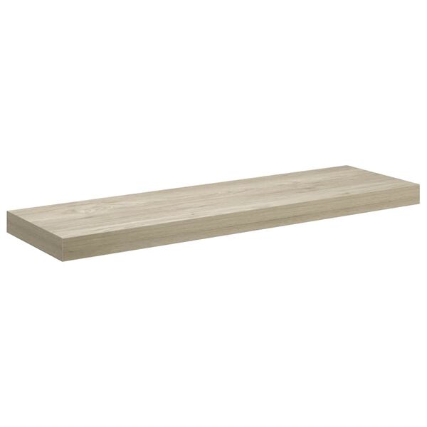 vidaXL seinariiul, tamm, 80 x 23,5 x 3,8 cm MDF