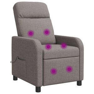 vidaXL Massaažikalletool Pruunikashall kangas