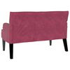 vidaXL Chesterfieldi pink Veinpunane 112 x 65,5 x 75 cm Samet