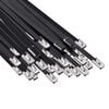 vidaXL Kaabli sidumine 50 tk 4,6 x 150 mm Must