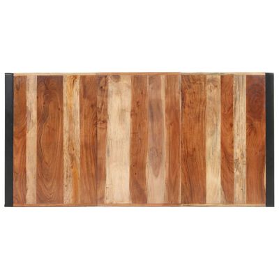 vidaXL söögilaud, 160 x 80 x 75 cm, India roosipuu viimistlusega puit