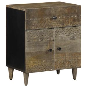 vidaXL &ouml;&ouml;kapp helehall 50x33x60 cm t&auml;ispuidust mango