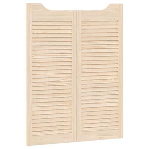 vidaXL K&auml;igut&uuml;&uuml;pi uksed 2 pcs Naturaalne Toekas m&auml;nnipuit