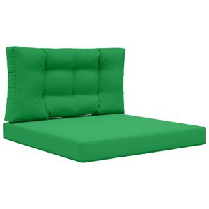 vidaXL V&auml;lim&ouml;&ouml;blitugi patja 2 pcs Roheline Pol&uuml;ester