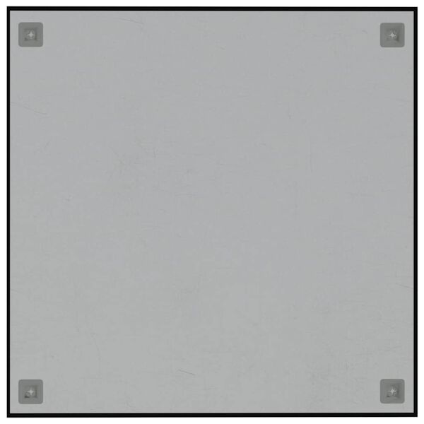 vidaXL seina magnettahvel, must, 60x60 cm &nbsp; karastatud klaas