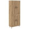 vidaXL K&otilde;rgushein 2 pcs K&auml;sit&ouml;&ouml;puu 69,5 x 34 x 180 cm Tehispuit