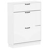 vidaXL Kinga kapp HOORN 78 x 24 x 100 cm Tehispuit Valge