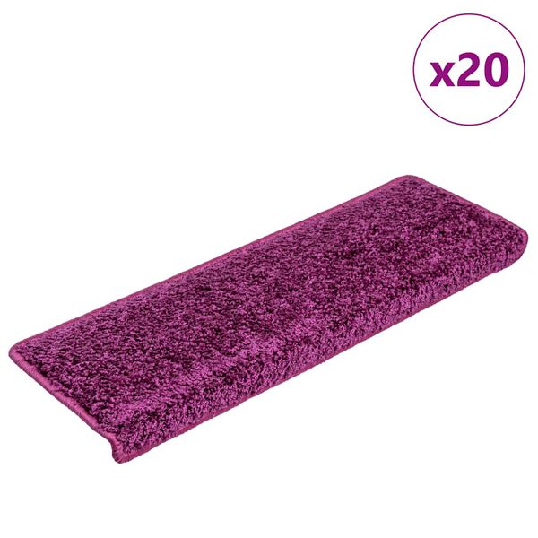 vidaXL trepimatid 20 tk 65 x 21 x 4 cm violetsed ristk&uuml;likukujulised servad