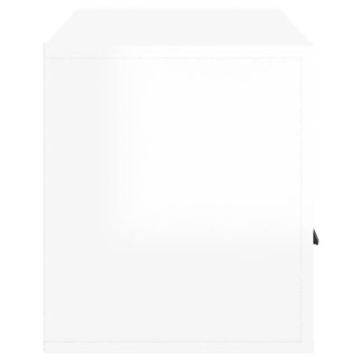 vidaXL telerikapp, kõrgläikega valge, 100 x 35 x 40 cm, tehispuit