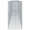 vidaXL kaanega gabioonkorv, 1050 x 100 x 200 cm, tsingitud raud