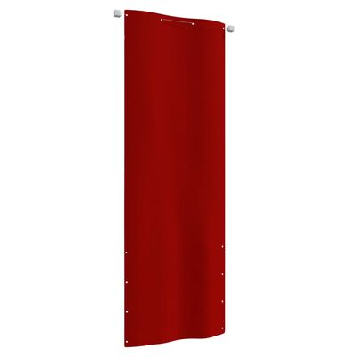 vidaXL rõdusirm, punane, 80 x 240 cm, Oxfordi kangas