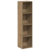 vidaXL raamatukapp Artisan Oak 36x30x143 cm Engineered Wood
