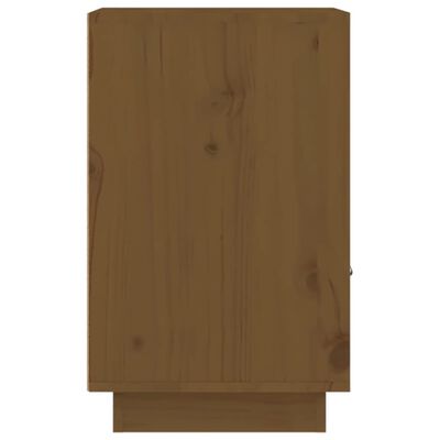 vidaXL öökapp, meepruun, 40 x 34 x 55 cm, männipuit