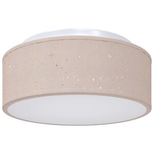 vidaXL Laelamp prožektoritega Pruunikashall 30 x 30 x 13,5 cm kangas