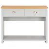 vidaXL konsoollaud, hall, 97 x 35 x 76 cm
