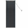 vidaXL Venetsi Rulood Must 130 x 40 cm Alumiinium