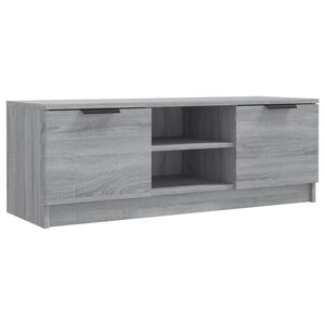 vidaXL telerikapp, hall Sonoma tamm, 102 x 35 x 36,5 cm, tehispuit