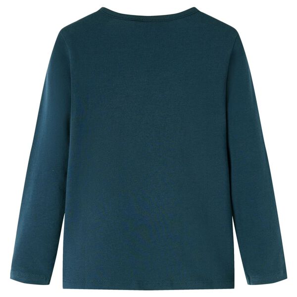 Pikkade varrukatega lastes&auml;rk, tumeroheline, 128