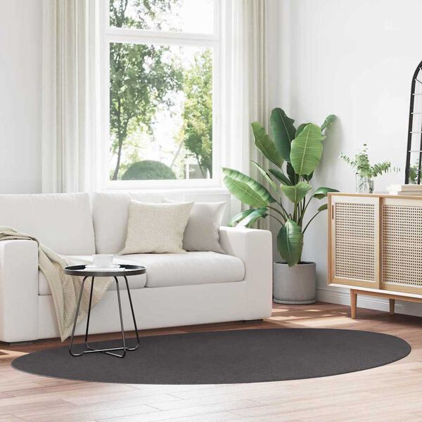 vidaXL Vaip HUARTE Antratsiit 160 x 230 cm Pol&uuml;ester