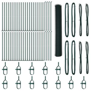 vidaXL Keevitatud Traat Aed Betoonalusega 100 x 1,2 m (L x K)