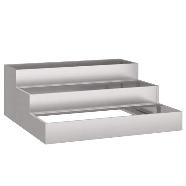 vidaXL Aia istutuspot Rooste 90 x 90 x 35 cm terase t&uuml;&uuml;p