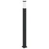 vidaXL anduriga postvalgusti 110 cm must IP44
