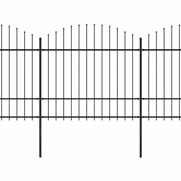 vidaXL aed teravatipuline, teras, (1,5&ndash;1,75) x 15,3 m, must