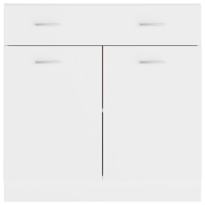 vidaXL köögikapp, valge, 80 x 46 x 81,5 cm, puitlaastplaat