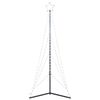 vidaXL LED j&otilde;ulupuu, 483 LEDi, k&uuml;lm valge, 240 cm