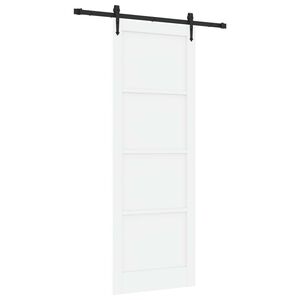 vidaXL Libisev uks ORKDAL Valge 83 x 232 cm Toekas m&auml;nnipuit