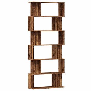 vidaXL raamatukapp Vana puit 80x24x192 cm Engineered Wood