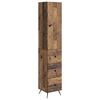 vidaXL Kapi Komplekt 2 tk 34,5 x 34,5 x 90 cm Tehispuit Vana puit