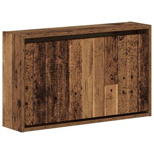 vidaXL Seinale kinnitatav jalan&otilde;ude kapp ZWOLLE 71 x 17 x 43 cm