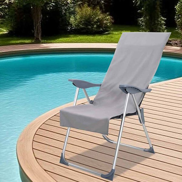 vidaXL V&auml;lis Tooli R&auml;tikud 2 pcs Tumehall 130 x 60 cm