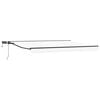 vidaXL Manuaalne varikatus LED-idega Valge ja antratsiit 5 &times; 3,5 m