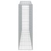 vidaXL kaarekujulised gabioonkorvid 4 tk, 400x50x160/180 cm, raud