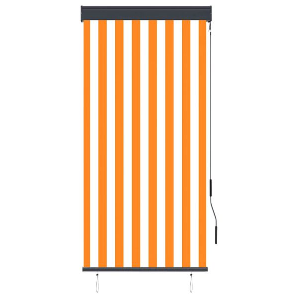 vidaXL v&auml;liruloo 80 x 250 cm, valge ja oranž