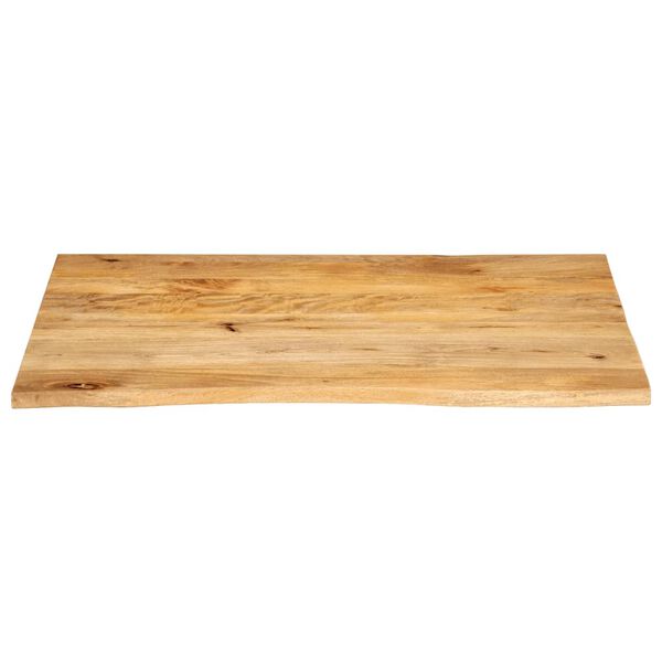 vidaXL lauaplaat, naturaalse servaga, 100 x 80 x 2,5 cm, mangopuit