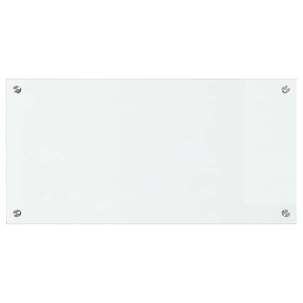 vidaXL Kögi Splashback Läbipaistev 80 x 40 cm karastatud klaas