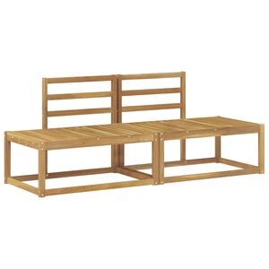 vidaXL V&auml;lim&ouml;&ouml;bel L&otilde;ppdiivan 2 T&uuml;kk Valge 182,5 x 63 x 73 cm