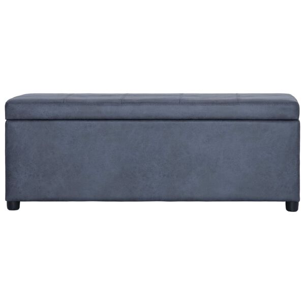 vidaXL panipaigaga pink 116 cm, hall, kunstseemisnahk