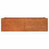 vidaXL taimekast, rooste, 160x80x45 cm, Corten-teras