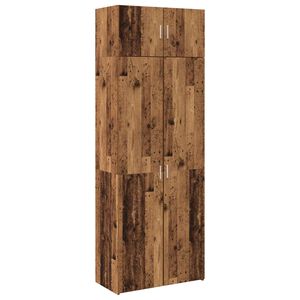vidaXL Hoiukapp 2 pcs Vana puit 80 x 42,5 x 225 cm