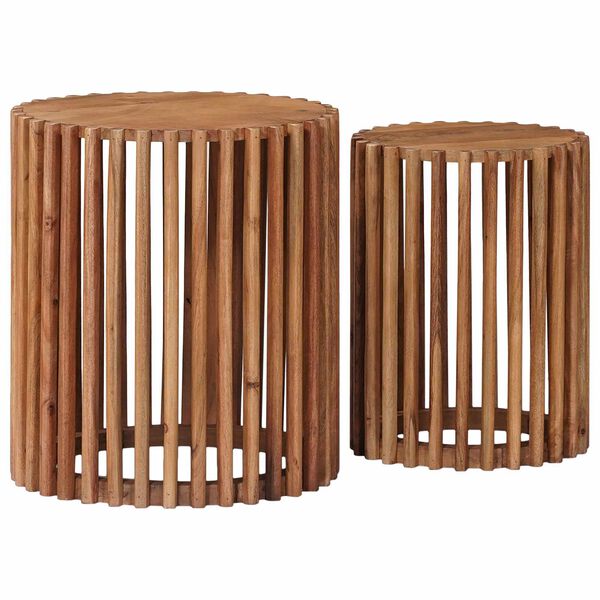 vidaXL Abilaudade komplekt ladustamisega uksega Pruun 40 x 40 x 45 cm