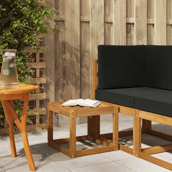 vidaXL Jalatuoli pink Neutraalne 43 x 43 x 37 cm Tugev akatsiapuu