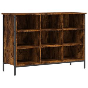 vidaXL jalatsikapp, suitsutatud tamm, 100 x 35 x 70 cm, tehispuit