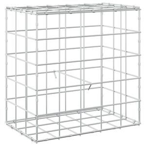 vidaXL Gabion 3,5 mm Traadi ja 10x10 cm V&otilde;rguga 50x30x50 cm