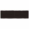 vidaXL lauaplaat, tumepruun, 140x40x(2-6) cm, t&ouml;&ouml;deldud t&auml;ispuit